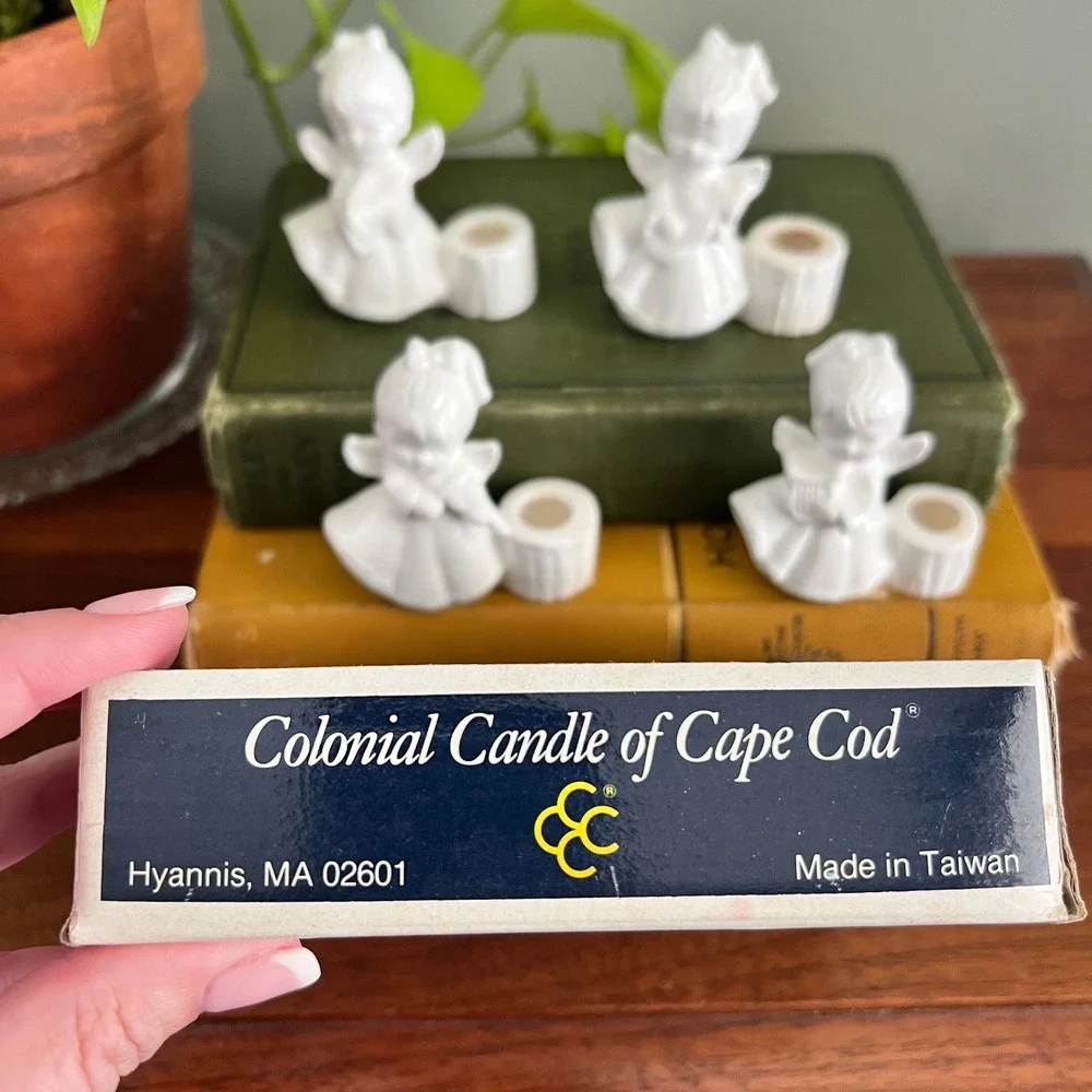 Colonial Candle of Cape Cod vintage set